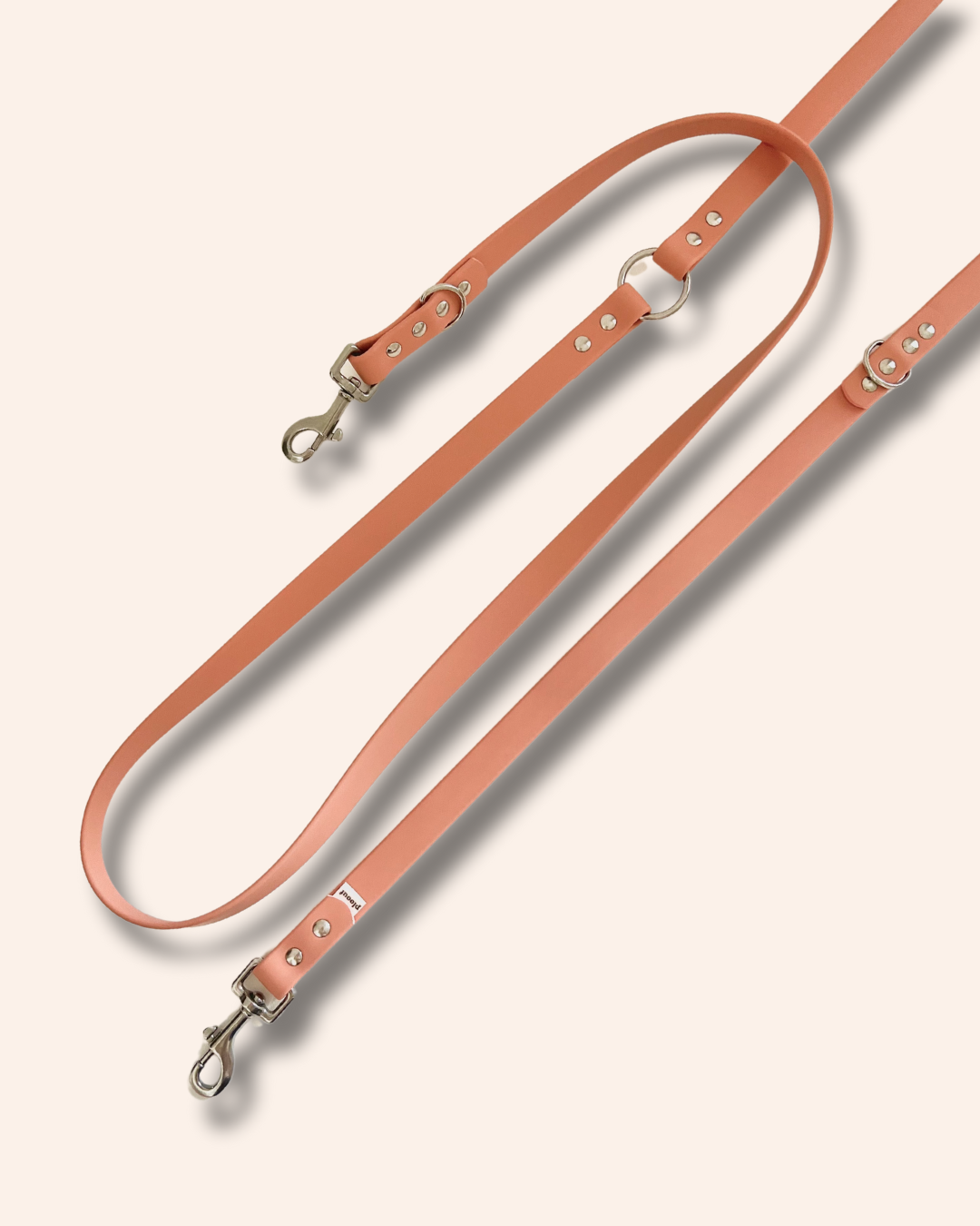 Laisse multi-positions waterproof Terracotta