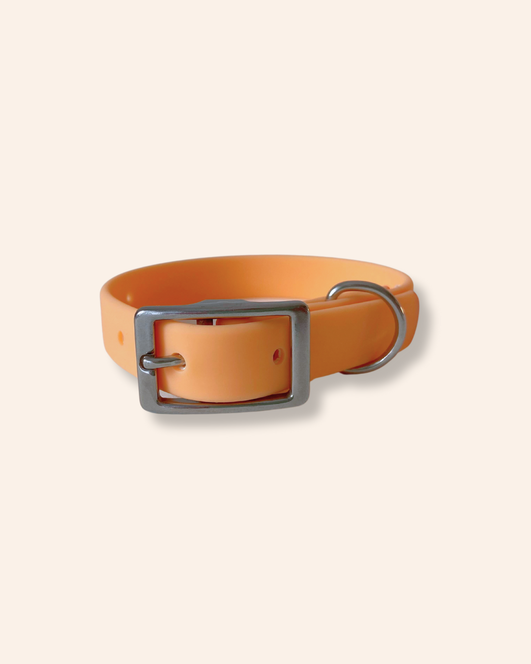 Collier waterproof orange Pêche